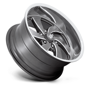 20X8 US Mag 1PC U133 DESPERADO ANTHRACITE MILLED DIAM-CUT LIP 6X139.7
