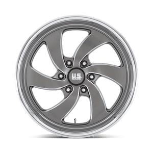 20X9.5 US Mag 1PC U133 DESPERADO ANTHRACITE MILLED DIAM-CUT LIP 6X139.7