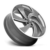 24X9 US Mag 1PC U133 DESPERADO ANTHRACITE MILLED DIAM-CUT LIP 6X135