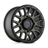 15" Black Rhino Hard Alloys - UTV LA PAZ UTV OLIVE DRAB GREEN W/ BLACK LIP 4X110