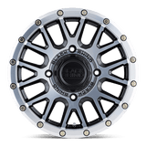 15" Black Rhino Hard Alloys - UTV LA PAZ UTV SEMI GLOSS BLACK W/ MACH FACE 4X137