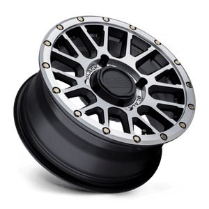 15" Black Rhino Hard Alloys - UTV LA PAZ UTV SEMI GLOSS BLACK W/ MACH FACE 4X137