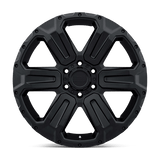 20" Black Rhino Hard Alloys WANAKA MATTE BLACK 6X139.7