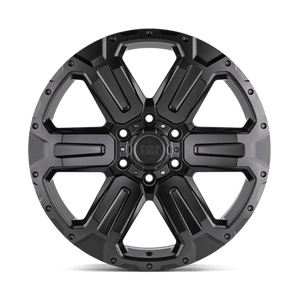 20X9 Black Rhino Hard Alloys WANAKA M-GUNMETAL W/ BRUSHED FACE 6X139.7