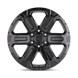 20" Black Rhino Hard Alloys WANAKA M-GUNMETAL W/ BRUSHED FACE 6X139.7