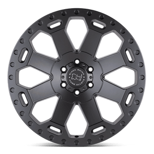 17" Black Rhino Hard Alloys WARLORD MATTE GUNMETAL 5X127