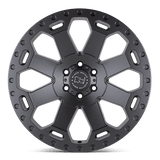 18" Black Rhino Hard Alloys WARLORD MATTE GUNMETAL 6X139.7