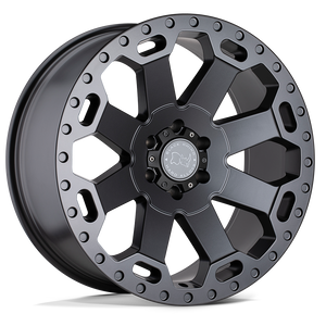 18" Black Rhino Hard Alloys WARLORD MATTE GUNMETAL 6X139.7