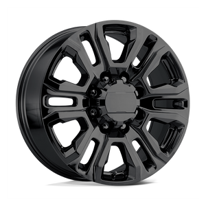 20X8.5 Performance Replicas PR207 GLOSS BLACK 8X165.1