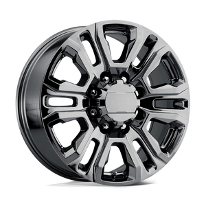 20" Performance Replicas PR207 BLACK CHROME 8X180
