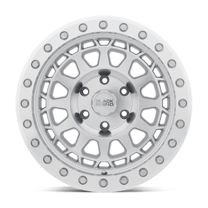 18" Black Rhino Hard Alloys PRIMM SILVER W/ MIRROR FACE MACH RG 8X165.1