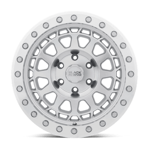 17" Black Rhino Hard Alloys PRIMM SILVER W/ MIRROR FACE MACH RG 6X139.7