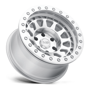 18" Black Rhino Hard Alloys PRIMM SILVER W/ MIRROR FACE MACH RG 8X165.1