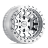 17" Black Rhino Hard Alloys PRIMM SILVER W/ MIRROR FACE MACH RG 6X139.7