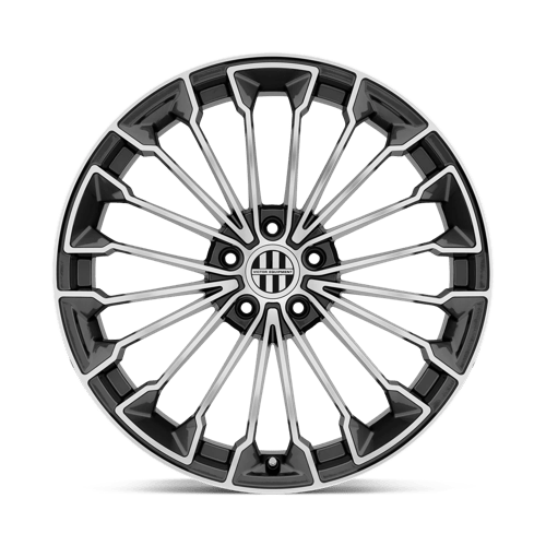 22" Victor Equipment WURTTEMBURG GUNMETAL W/ MIRROR CUT FACE 5X112