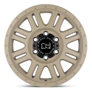 17" Black Rhino Hard Alloys YELLOWSTONE DESERT SAND 6X130