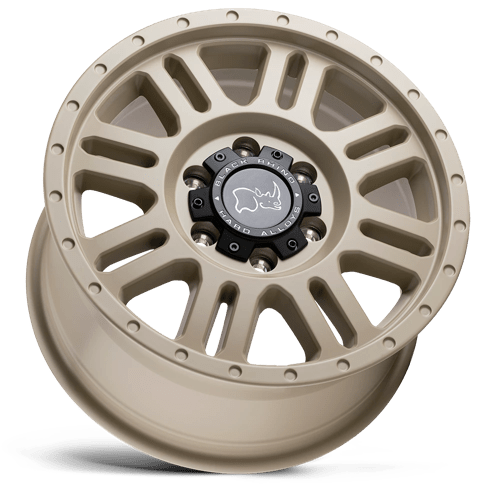 18X8 Black Rhino Hard Alloys YELLOWSTONE DESERT SAND 6X130