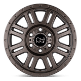 17X8 Black Rhino Hard Alloys YELLOWSTONE MATTE BRONZE 5X130