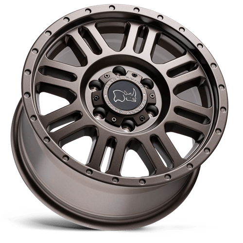 17" Black Rhino Hard Alloys YELLOWSTONE MATTE BRONZE 5X130