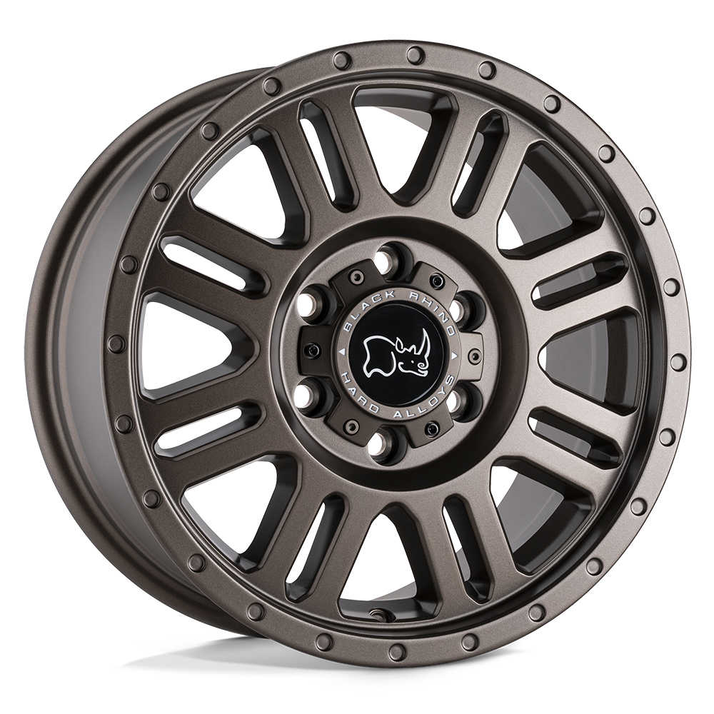 18" Black Rhino Hard Alloys YELLOWSTONE MATTE BRONZE 6X130