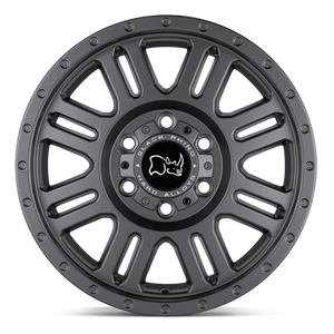 16X8 Black Rhino Hard Alloys YELLOWSTONE MATTE GUNMETAL 6X130