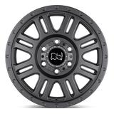 16" Black Rhino Hard Alloys YELLOWSTONE MATTE GUNMETAL 6X130
