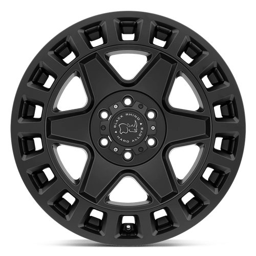 17" Black Rhino Hard Alloys YORK MATTE BLACK 5X127