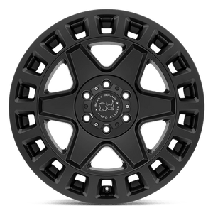 17" Black Rhino Hard Alloys YORK MATTE BLACK 6X130
