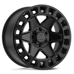 17X8 Black Rhino Hard Alloys YORK MATTE BLACK 6X130