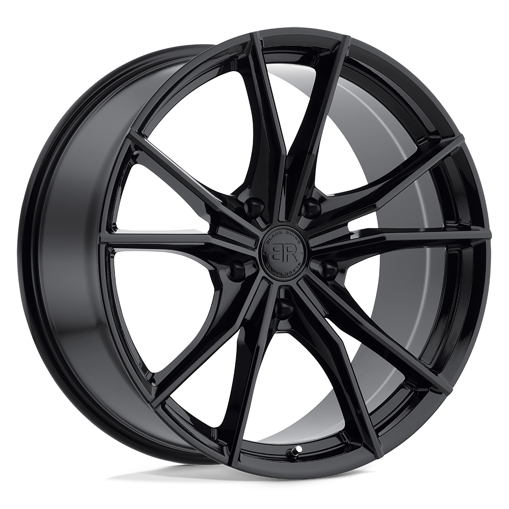 20X9 Black Rhino Hard Alloys ZION GLOSS BLACK 6X114.3