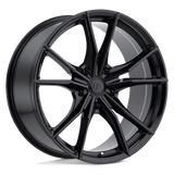 20X9 Black Rhino Hard Alloys ZION GLOSS BLACK 6X114.3